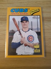 2026 Topps Heritage - Matt Shaw #299 Dark Yellow Bordered