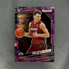 Panini Prizm Black Pelle Larsson Purple Ice Rookie #130 /149 Miami Heat 2024-25