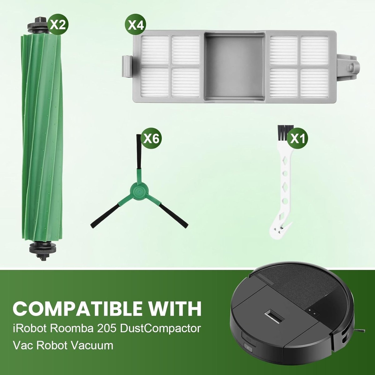 13 Pcs Replacement Parts Compatible with iRobot Roomba 205