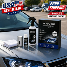 Automotive Headlight Restoration Kit For Oxidized Hazy Yellowed Lens Repair