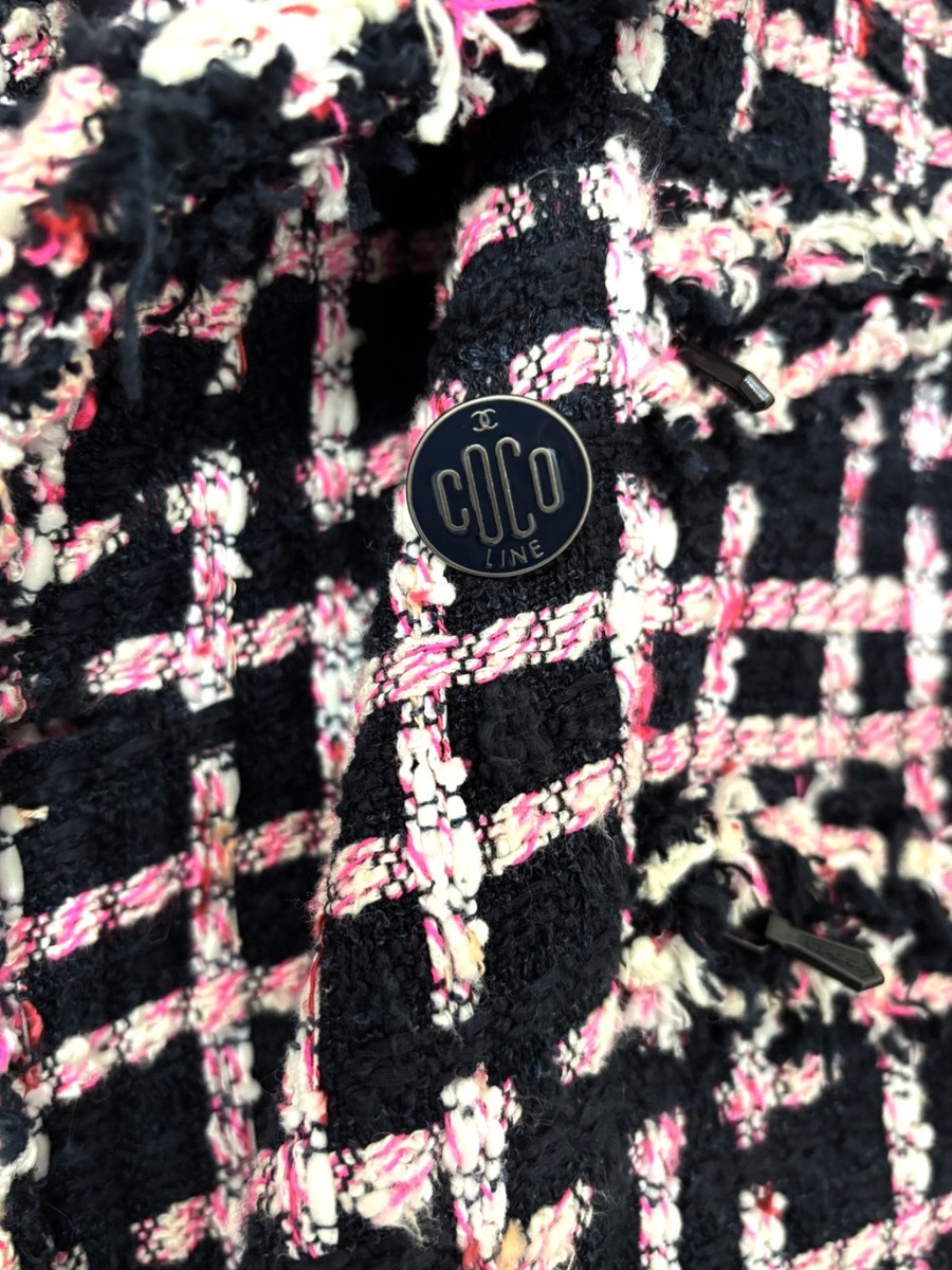 Vintage CHANEL Tweed Jacket 2008 Cruise Collection FR36 | eBay