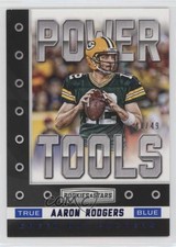 2016 Panini Rookies & Stars Power Tools True Blue 48/49 Aaron Rodgers #10 o7m