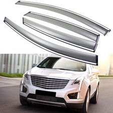 Sun/Rain Guards Wind Deflector Window Visors Compatible with 2017-2024 Cadill...