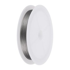 98FT 0.012" 7-Strand Bead String Wire Stainless Steel Beading Wire Silver