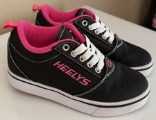 HEELYS YOUTH 1 BLACK/PINK ROLLER SKATE SNEAKERS