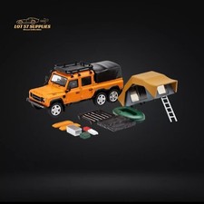 GCD Land Rover Defender 6x6 Orange Camping Modified 1:64 KS-053-287