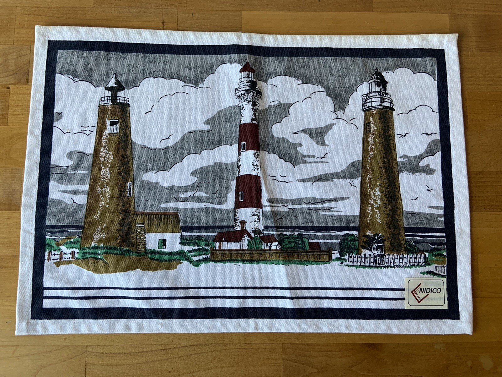 Woven Tapestry Lighthouse Placemats Set Of 4 eBay
