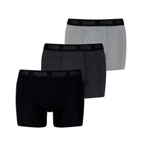 Puma Herren Boxershorts 3-Er Pack Boxer Unterhosen | Gr. Xxl | Black/Grey