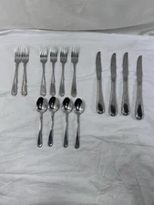 Set Of 14 Oneida FLIGHT Reliance Glossy Stainless Steel Forks Spoons Knife