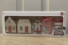 Target Bullseye Playground Gingerbread Christmas Mini Figures 6 Ct NEW 2023