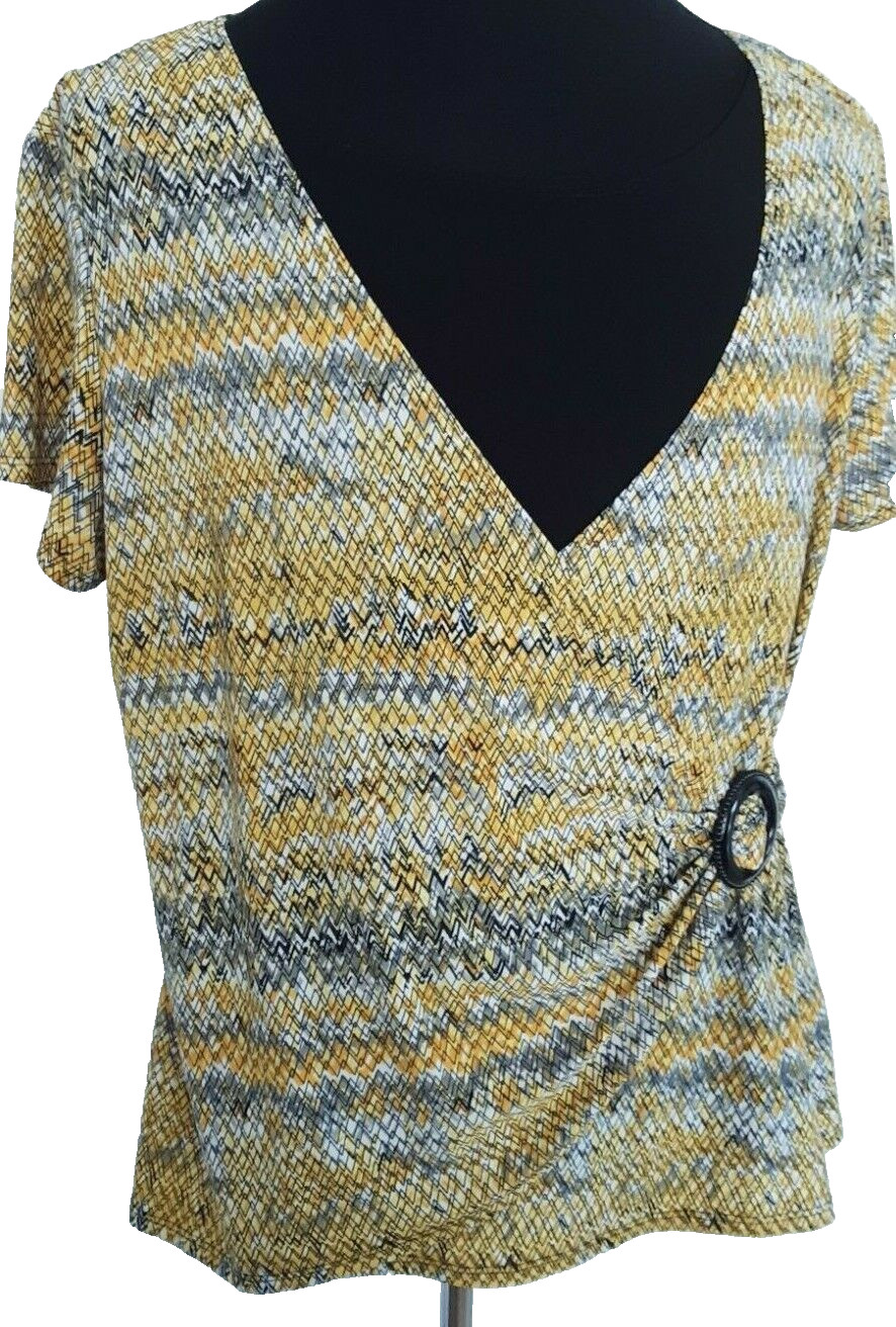 Notations Blouse Womens Size Large Multicolor wit… - image 12