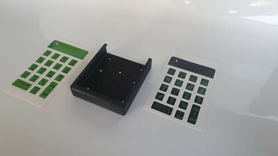 CNC Tastatur Aufkleber / Halter für Estlcam Steuerung