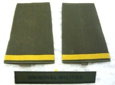 KLETT Dienstgradabzeichen Marine Oberfähnrich gold/oliv Bw  Aufschiebeschlaufen 