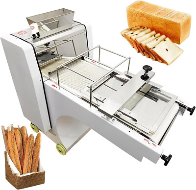 110V Dough Toast Bread Molder  Baguette Maker 750W Bakery Dough Roller Former
