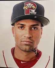 Williams Jerez signed 8x10 photo Red Sox Angels Giants Pirates MLB Staten Island
