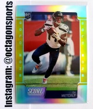 2019 PANINI CHRONICLES SCORE GOLD ZONE DK METCALF RC! 1/50! 1/1! FIRST ONE!