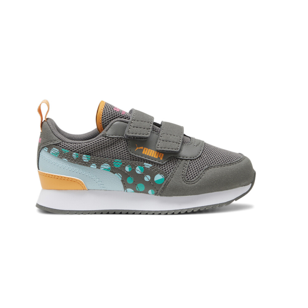 Повседневные кроссовки Puma R78 Summer Camp Slip On для маленьких мальчиков серого цвета 39657202