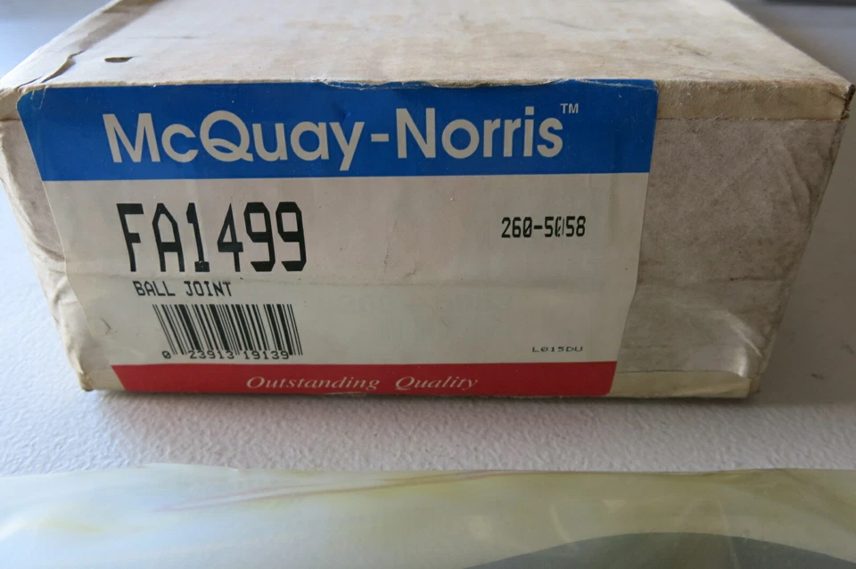Brazo y rótula McQuay-Norris FA1499 para Honda 1984-1987, 1986-1989 Acura Foto 2 de 2