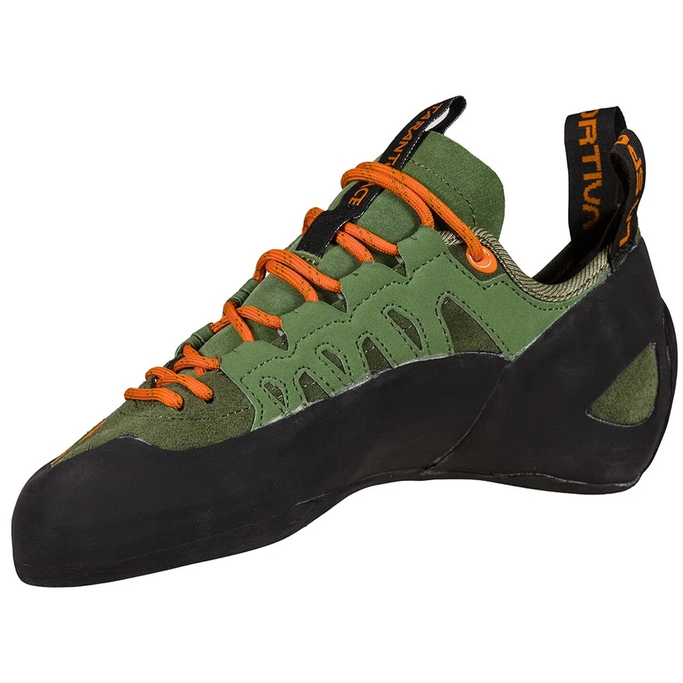 La Sportiva Tarantulace Men's Climbing Shoes Size US 10.5, EUR 43.5, Olive/Tiger - Image 3 of 4