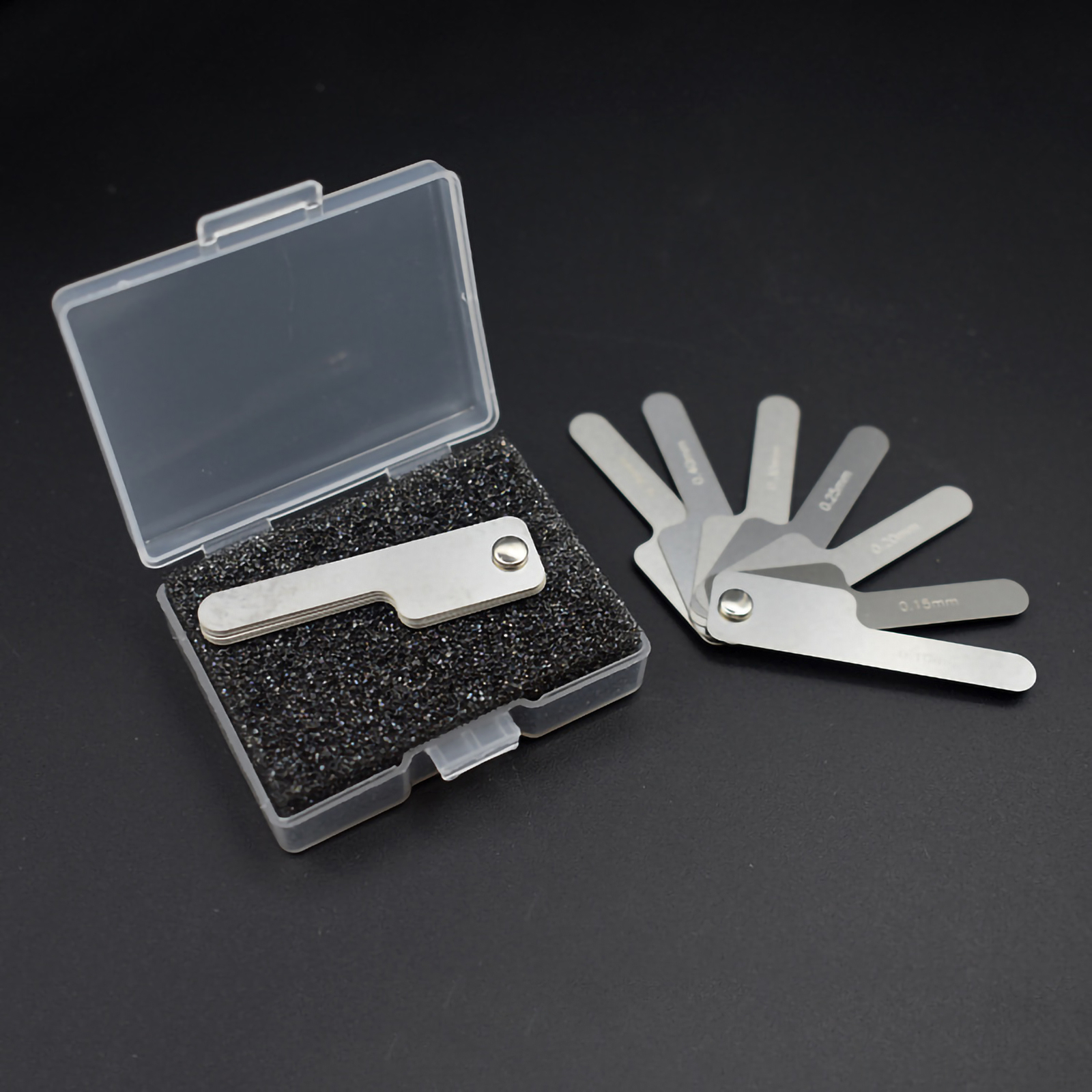 7 Blades Dental Leaf Gauge Stainless Steel Feeler Gauge Tooth Tool eBay