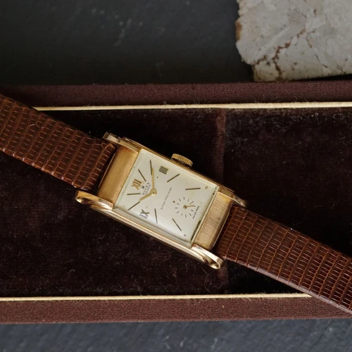 Rolex Prince 3937 Doctor's Watch 14k Rose Gold Rare Chronometer Box 1946-47