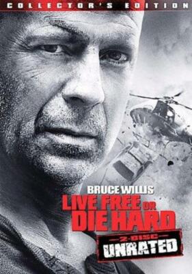 Live Free or Die Hard - Unrated (DVD, 2007, Two-Disc Collector's Edition) NEW