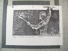 vtg 1980s Aliens movie LA Effects storyboard 1st gen production used copy 41G