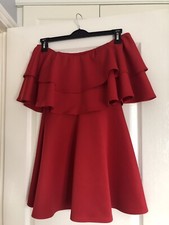 Ladies Red PLT Dress Size10