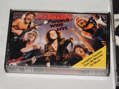 Scorpions Cassette Lot Love At First Sting World Wide Live | eBay
