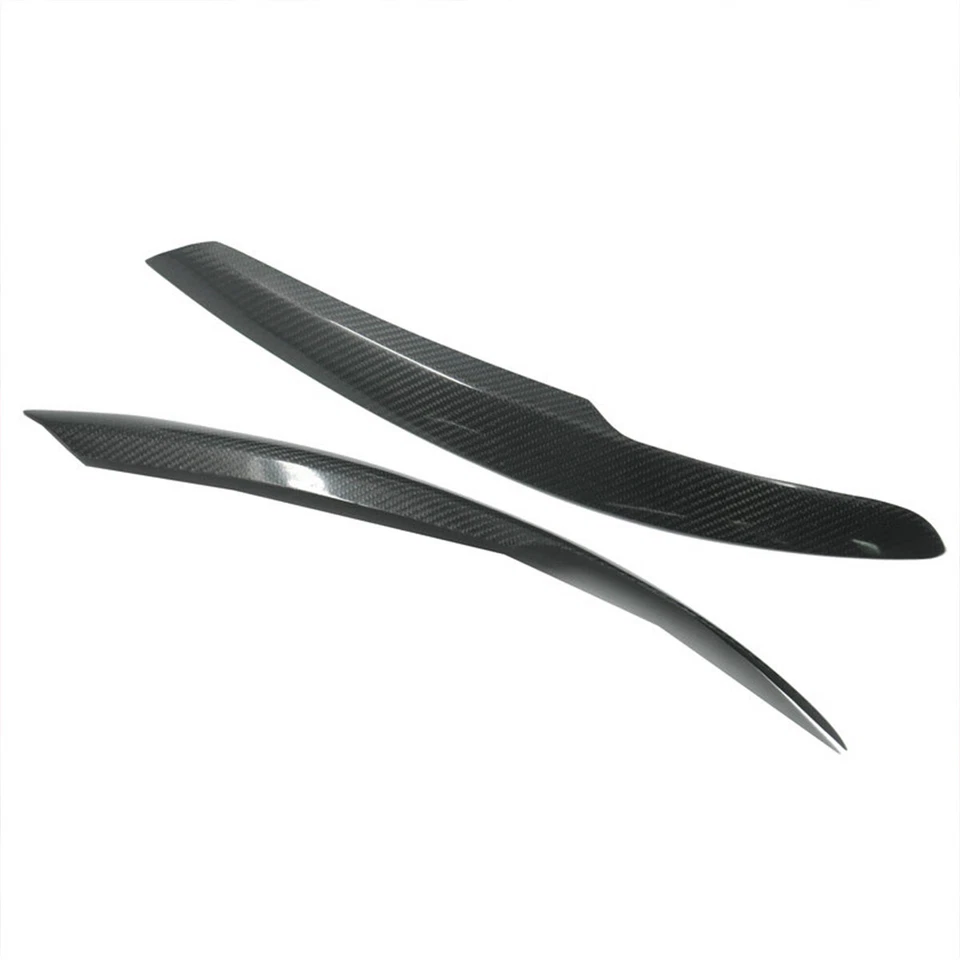 Carbon Fiber Eyelids Eyebrows Lids Headlight Molding Covers For Volkswagen Polo - Image 2 of 4