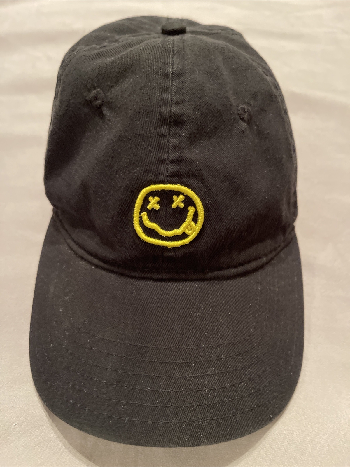 NIRVANA SMILEY FACE Nevermind  Hat. Down With The… - image 1