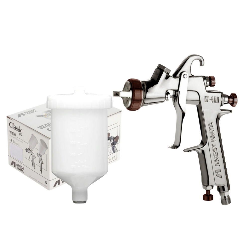 Anest Iwata W400 Bellaria Classic Gravity Feed Spray Gun 1.8 Anest Iwata W400 Bellaria Classic Gravity Feed Spray Gun 1.8