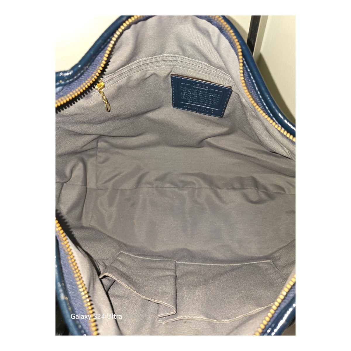 オールドコーチ vintage coach ERGO バッグ 6101 BLUE Coach Vintage Blue Patent Leather Ergo Shoulder Bag | eBay