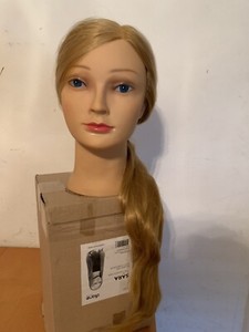 Sara 26-28” Synthetic Hair Blonde Mannequin Head