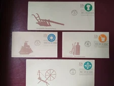Official US First Day of Issue Bicentennial Envelopes, Lot of 4, all GC