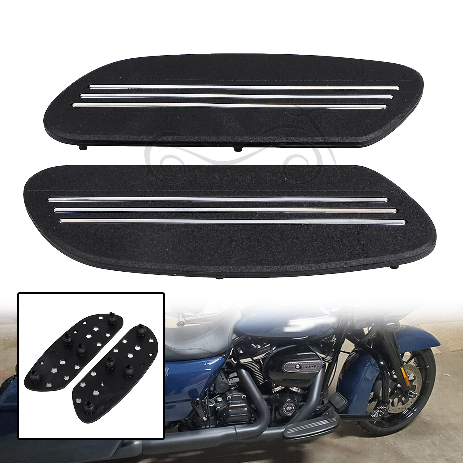 Driver Footboard Floorboard Kit Fit For Harley Road Glide 20152023 Streamliner eBay