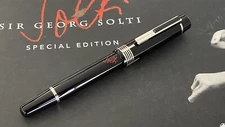 MONTBLANC SPECIAL EDITION SIR GEORG SOLTI DONATION FOUNTAIN PEN NEW 100% GENUINE