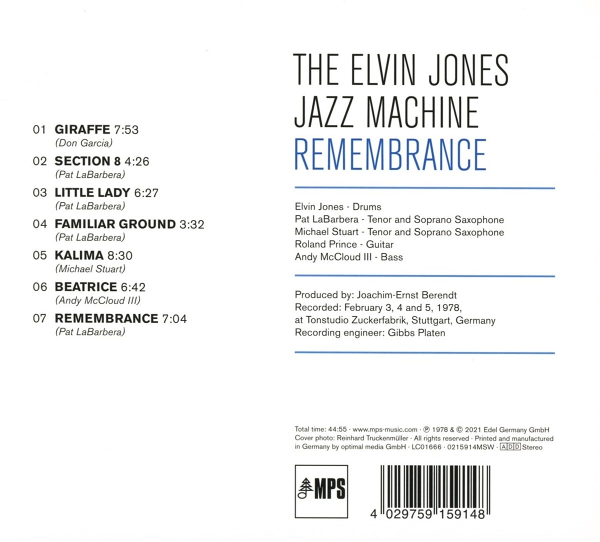 Thumbnail - Jones,elvin / Remembrance