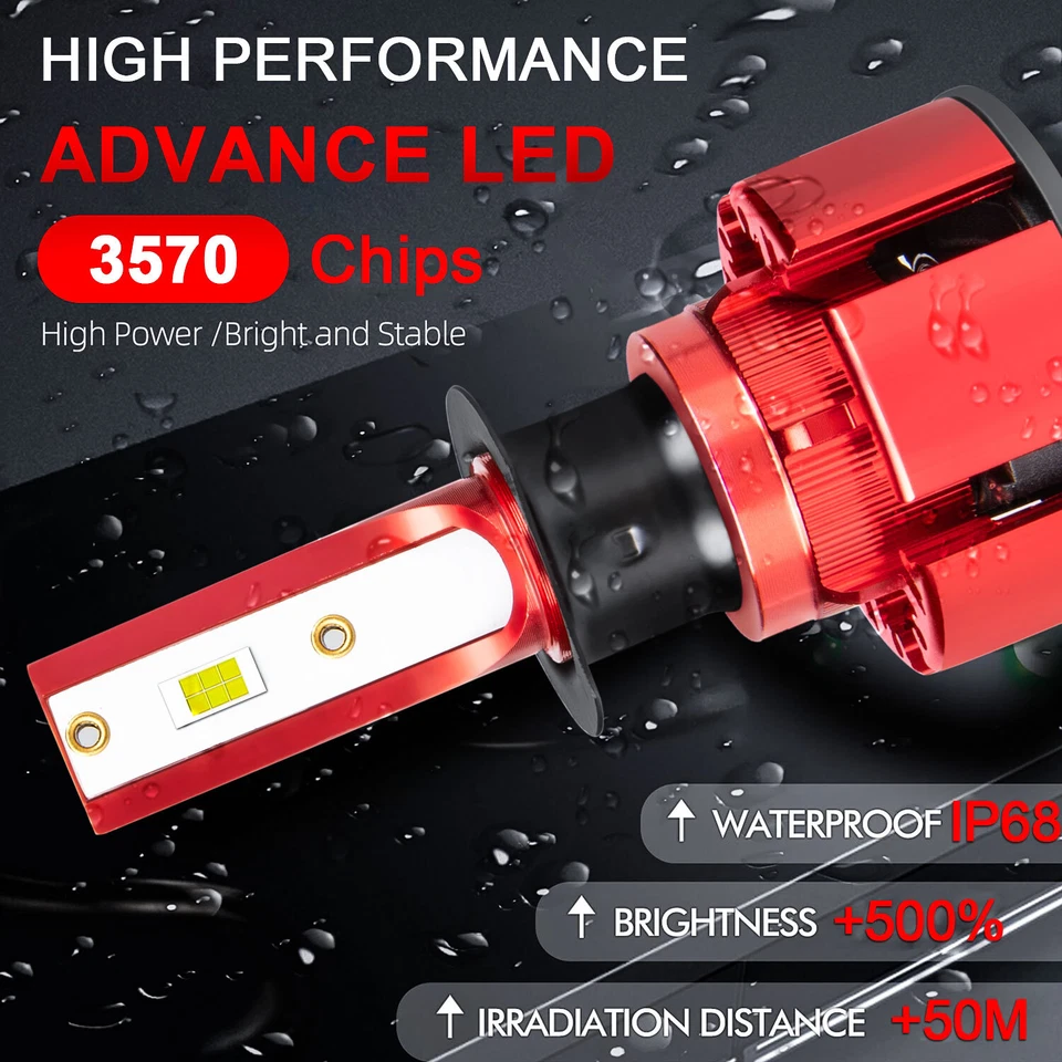 Kit de bombillas de faros LED para Acura RSX Type-S cupé 2 puertas 2002-2004 6000K Foto 3 de 4