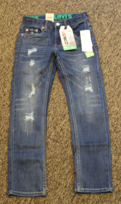 Levi's 511 Boys Slim Performance Stretch DISTRESSED Jeans - 7 Regular