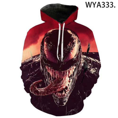 Venom Fashion Casual 3D Hoodie
