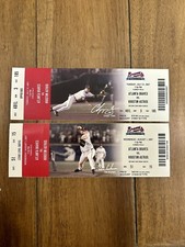 2 Mark Teixeira Braves Moment Tickets 7/31/07 Traded & 8/1/07 Debut 1st Home Run