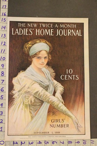 1910 FASHION DRESS DESIGN STYLE SEAMSTRESS MUSIC DANCE FISHER ART COVER SD07