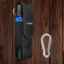 Flashlight Pouch Holder Nylon Belt Holster LED Flashlight Torch Protective Case