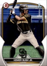 LOT OF 20 2023 BOWMAN DRAFT 1ST BASE PROSPECT BD124 HOMER BUSH JR PADRES RC