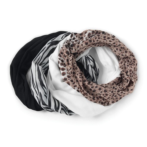 Easylife SnapShut Scarves (Set of 4 Patterns), Easy Close