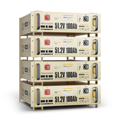 Batterie 51,2V 100Ah LiFePO4 avec communication pour Hone Backup Power System LCD - Photo 2/14
