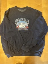 Brandy Melville New York Theme Black Oversized Sweatshirt One Size Large