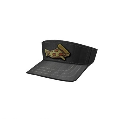 Robl0x | Pizza Delivery Visor Hat Work at a Pizza Place Series 1 - RARE Toy Code