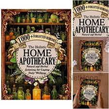 The Holistic Home Apothecary Book: 1000+ Herbal Remedies hot new UK Stock~